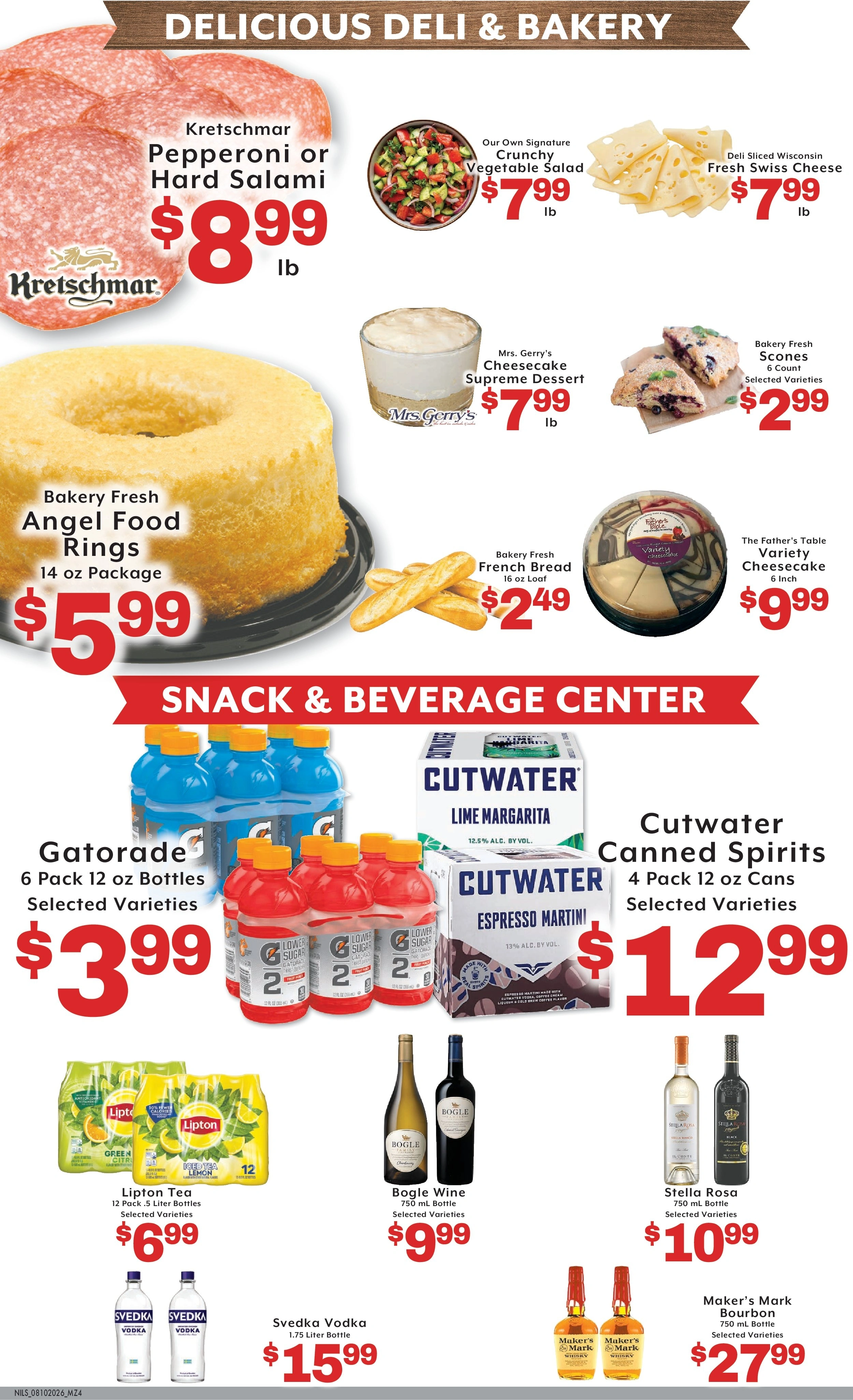 Nilssen's Foods flyer page 4