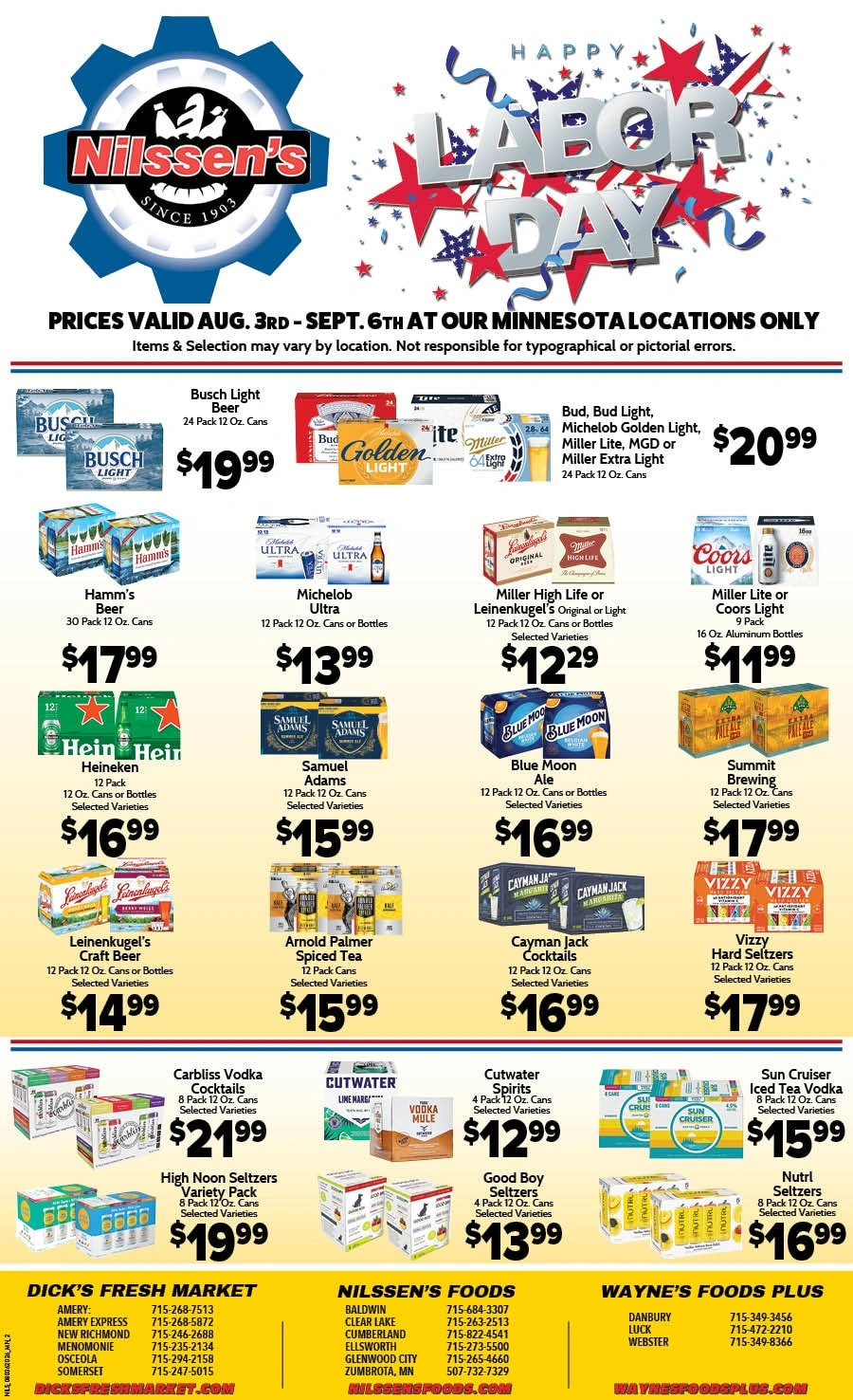 Nilssen's Foods flyer page 8
