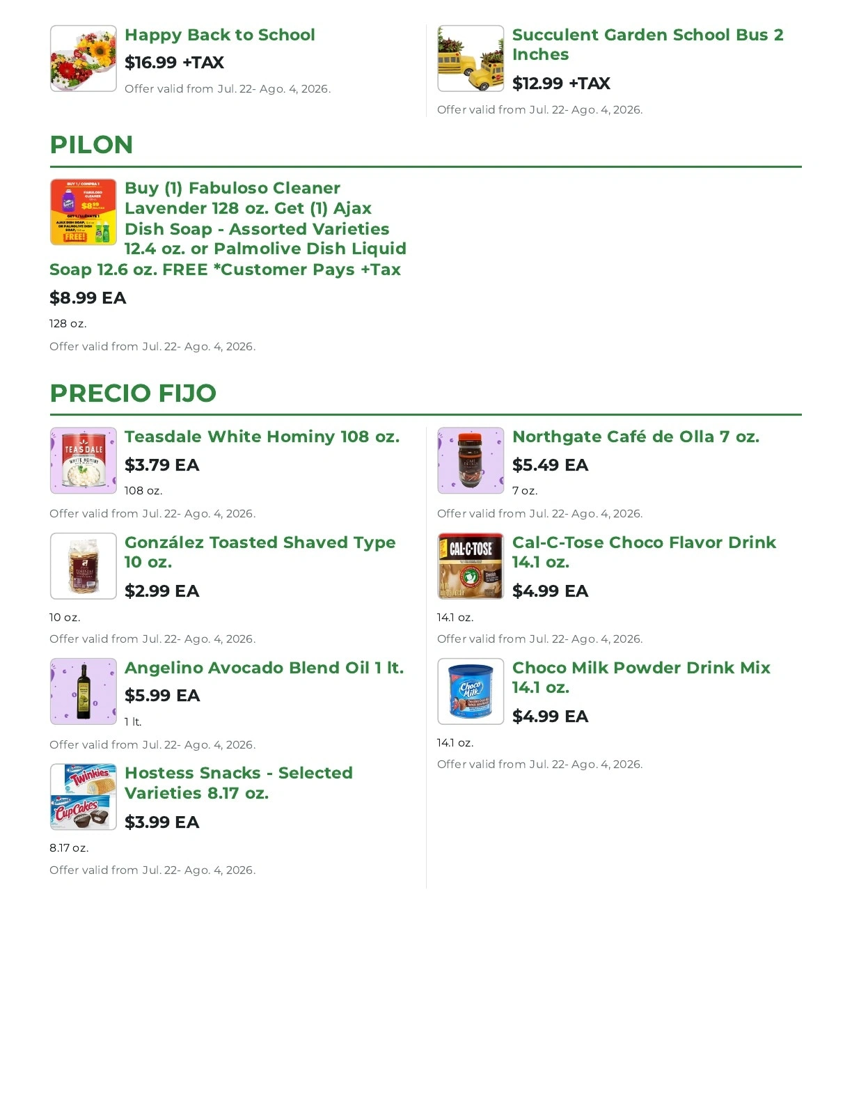 Northgate Market flyer page 4