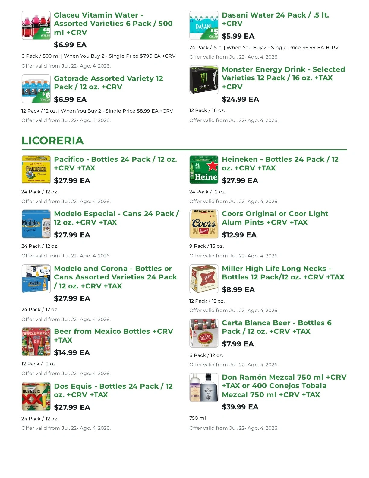 Northgate Market flyer page 9