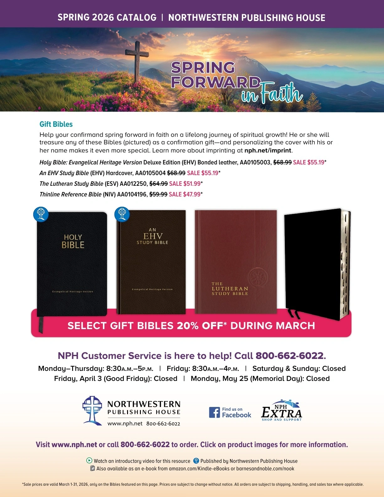 Northwestern Publishing House flyer page 1