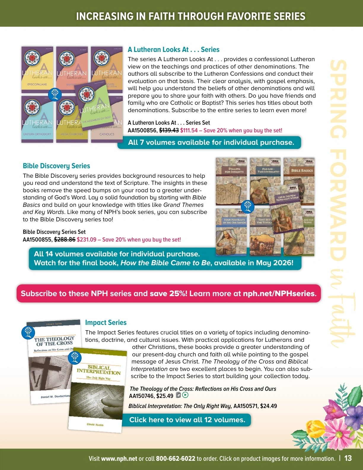 Northwestern Publishing House flyer page 13