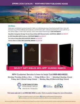 Northwestern Publishing House Spring Catalog Weekly Ad