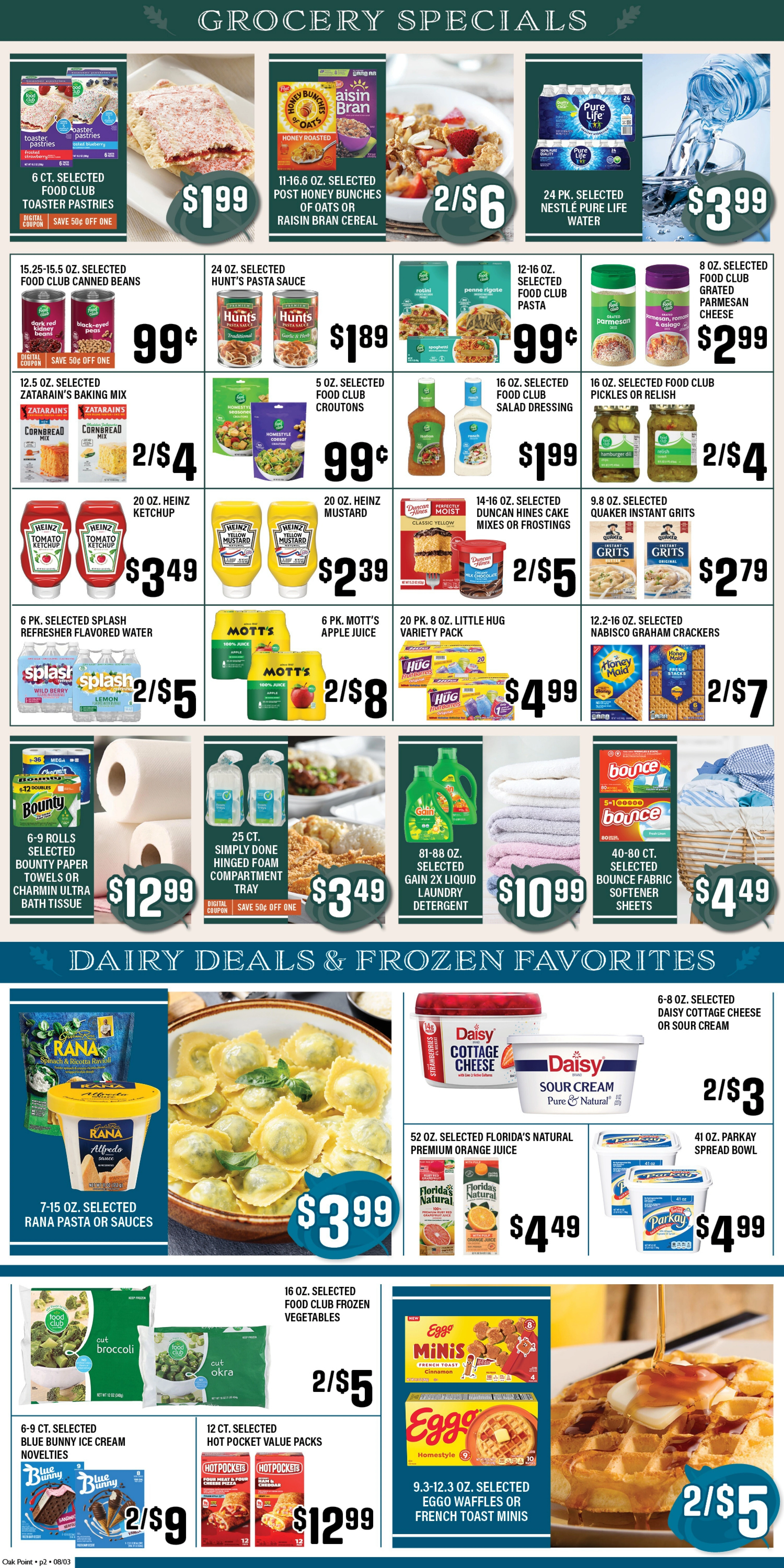 Oak Point Fresh Market flyer page 2