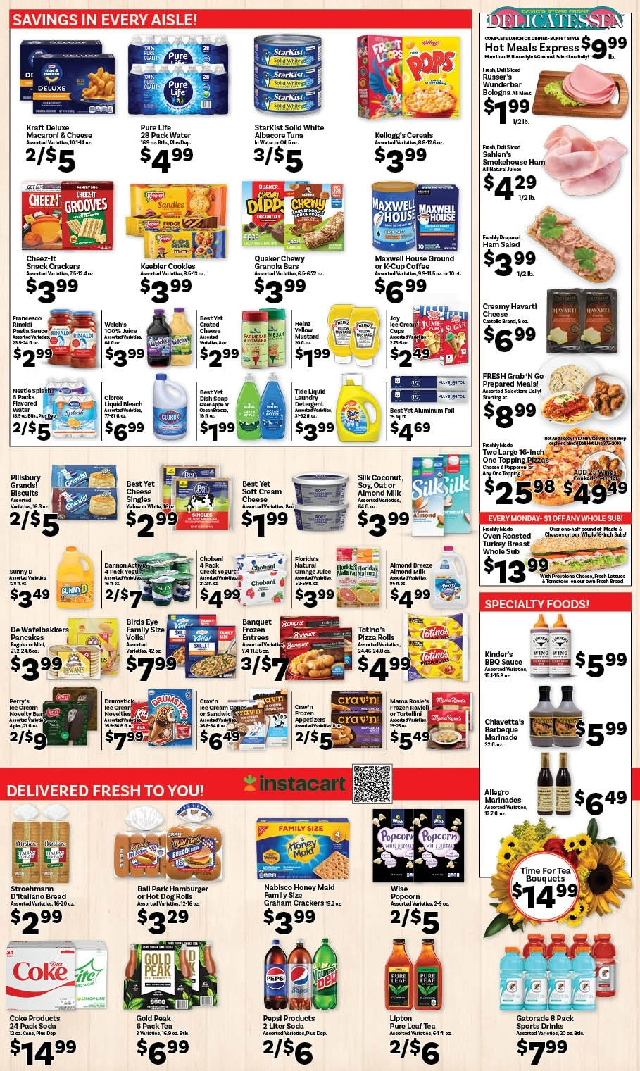 Olean Food Barn flyer page 2