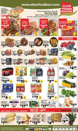 Olean Food Barn Weekly Ad