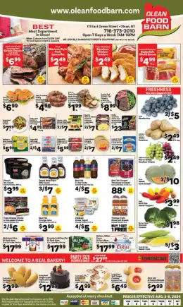 Olean Food Barn Weekly Ad