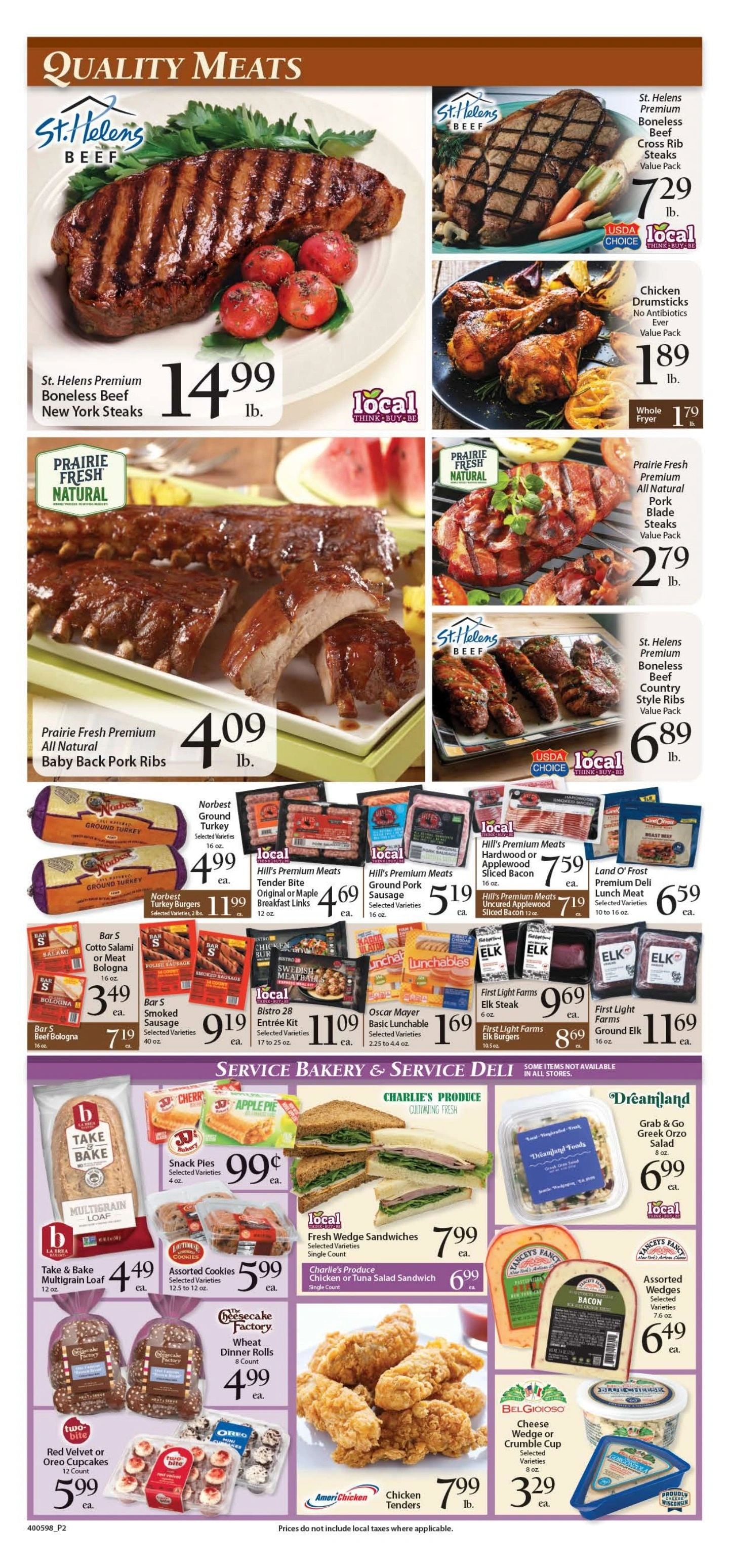 Olerud's Market Center flyer page 2