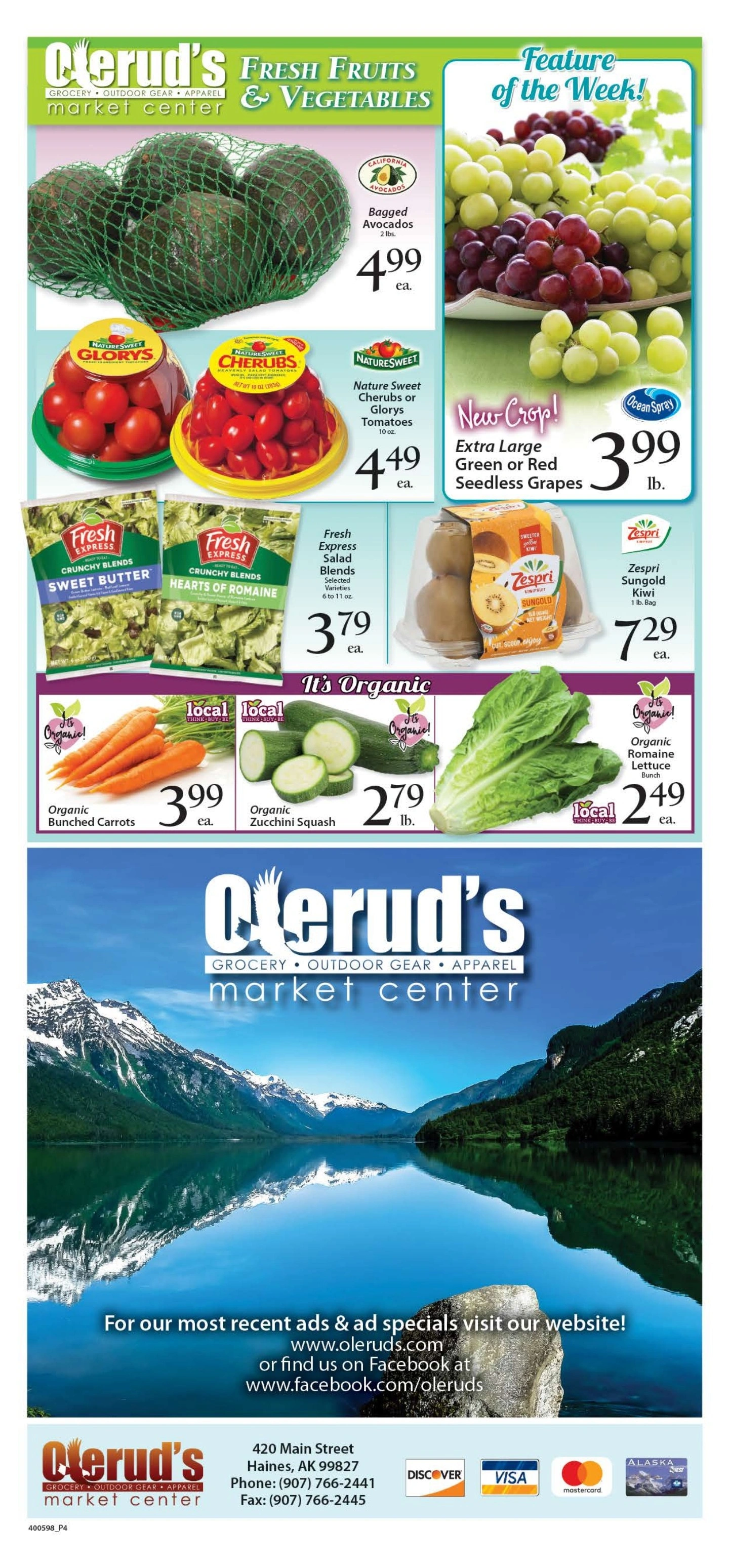 Olerud's Market Center flyer page 4