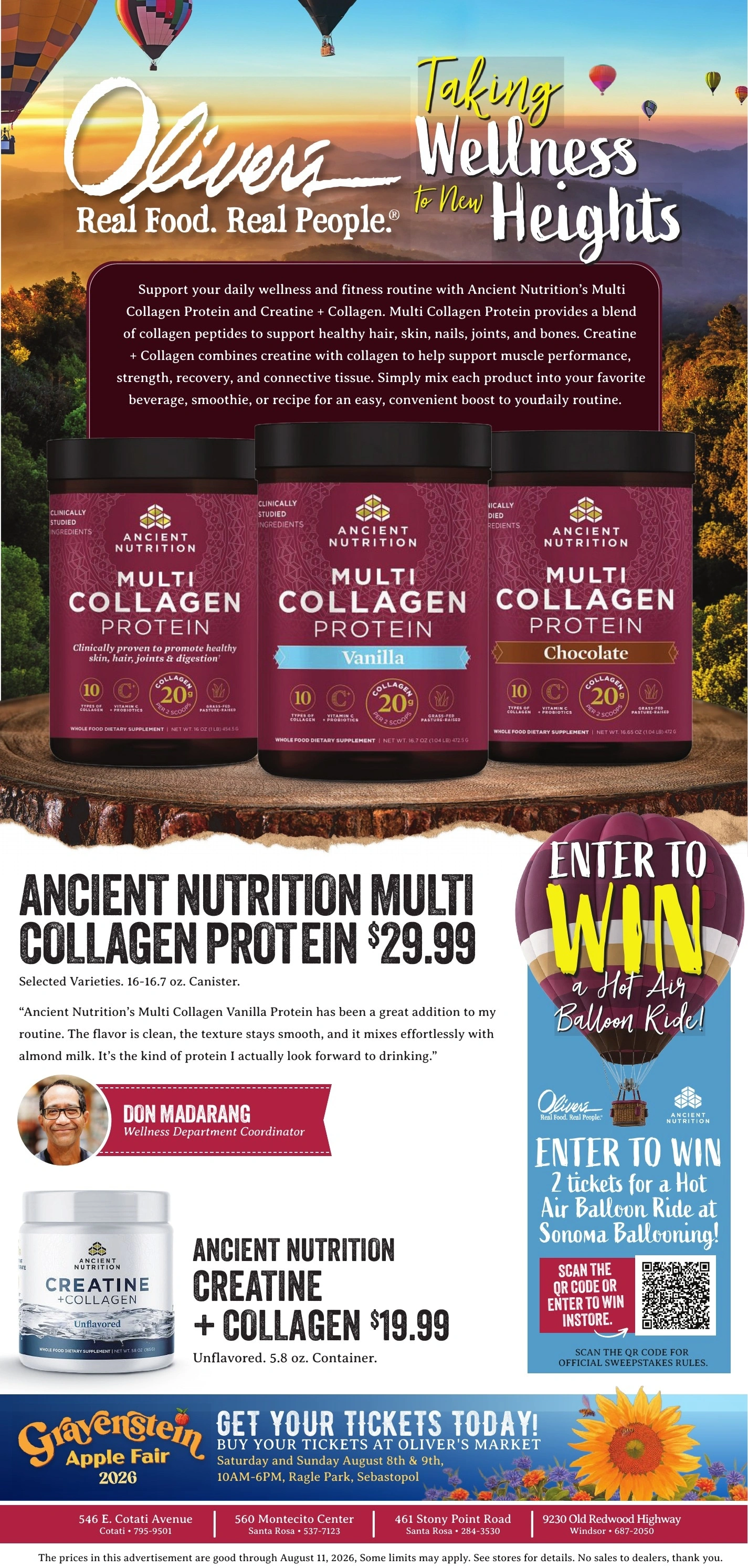 Oliver's Market flyer page 1