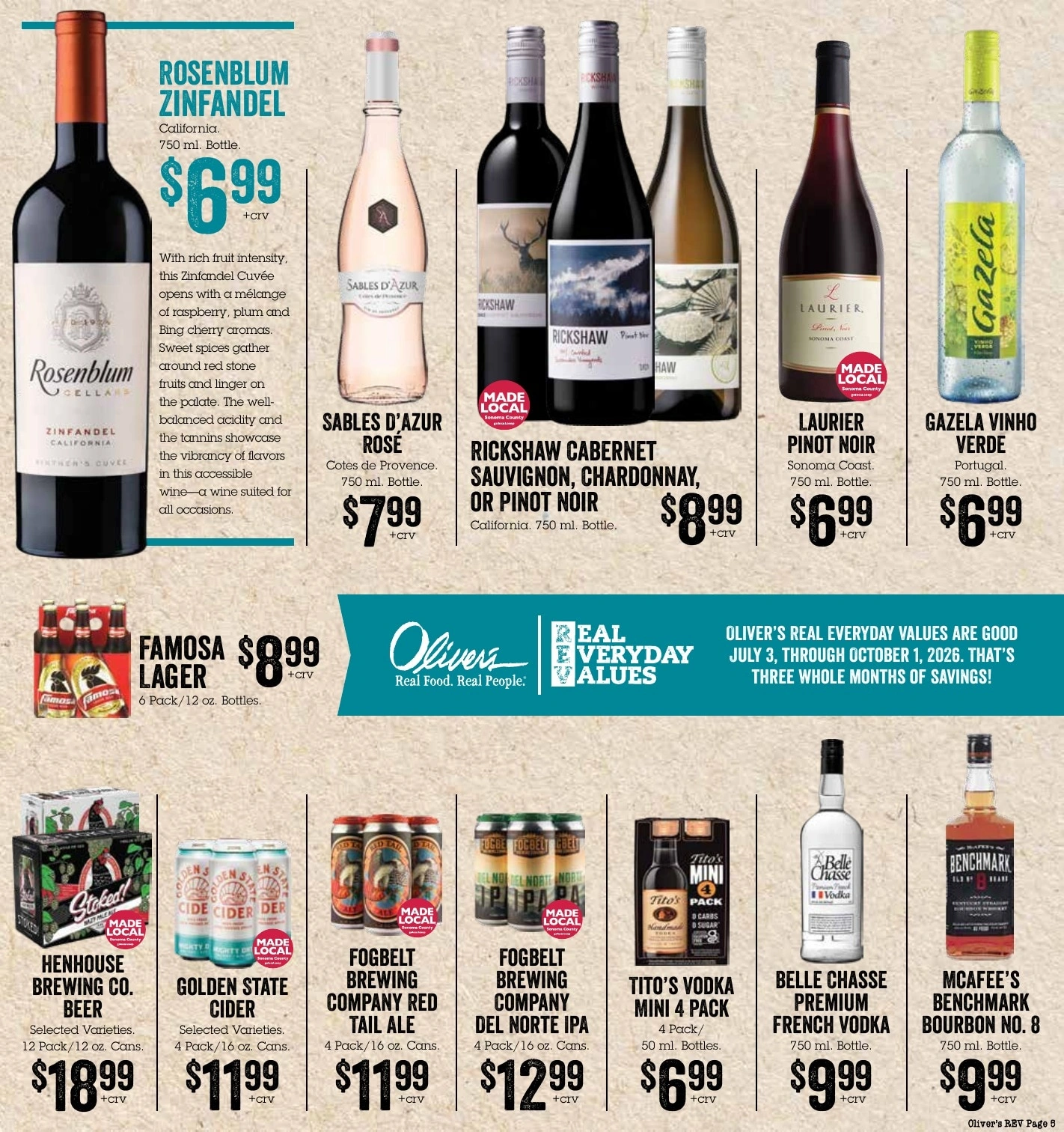 Oliver's Market flyer page 5