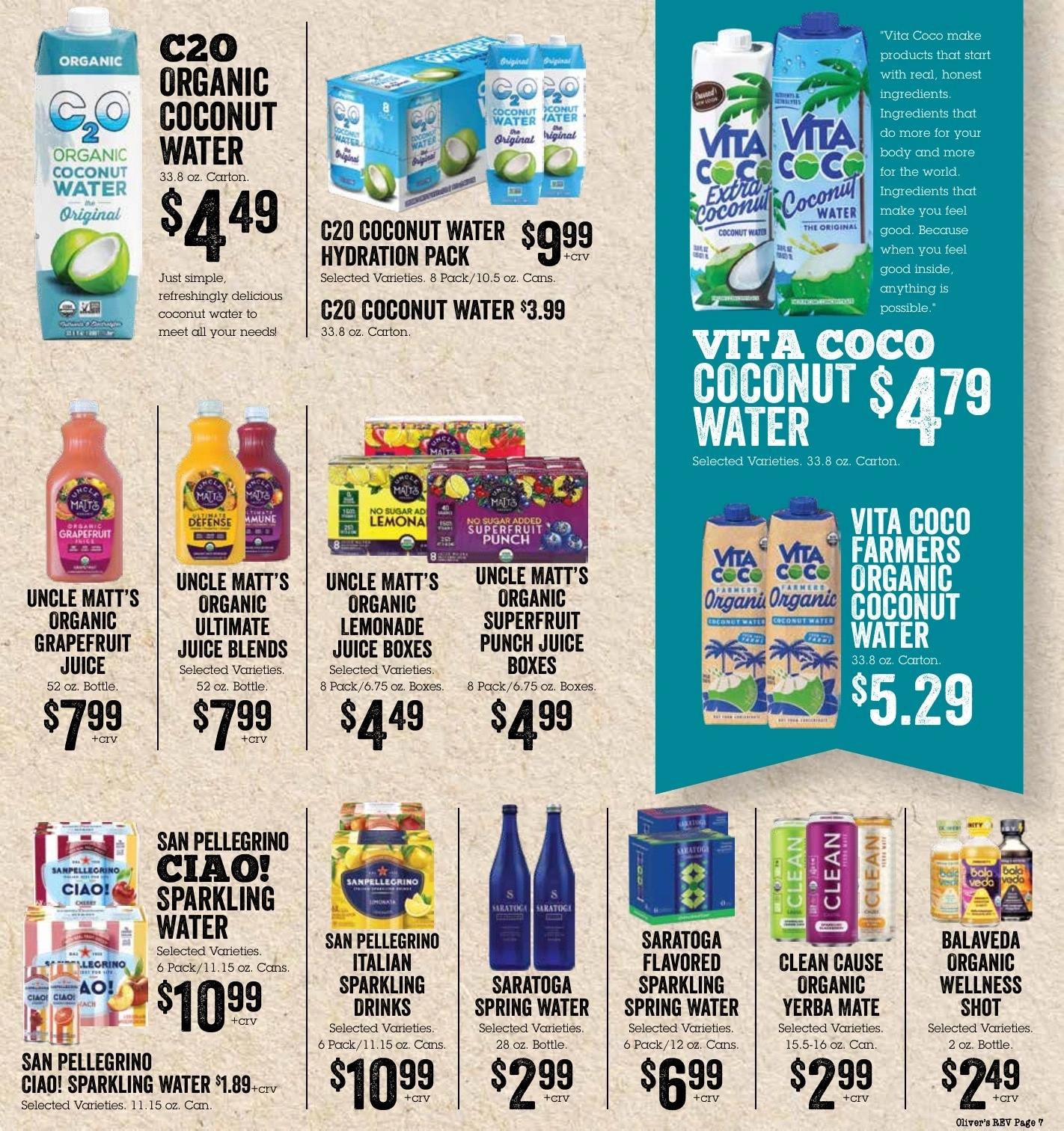 Oliver's Market flyer page 7