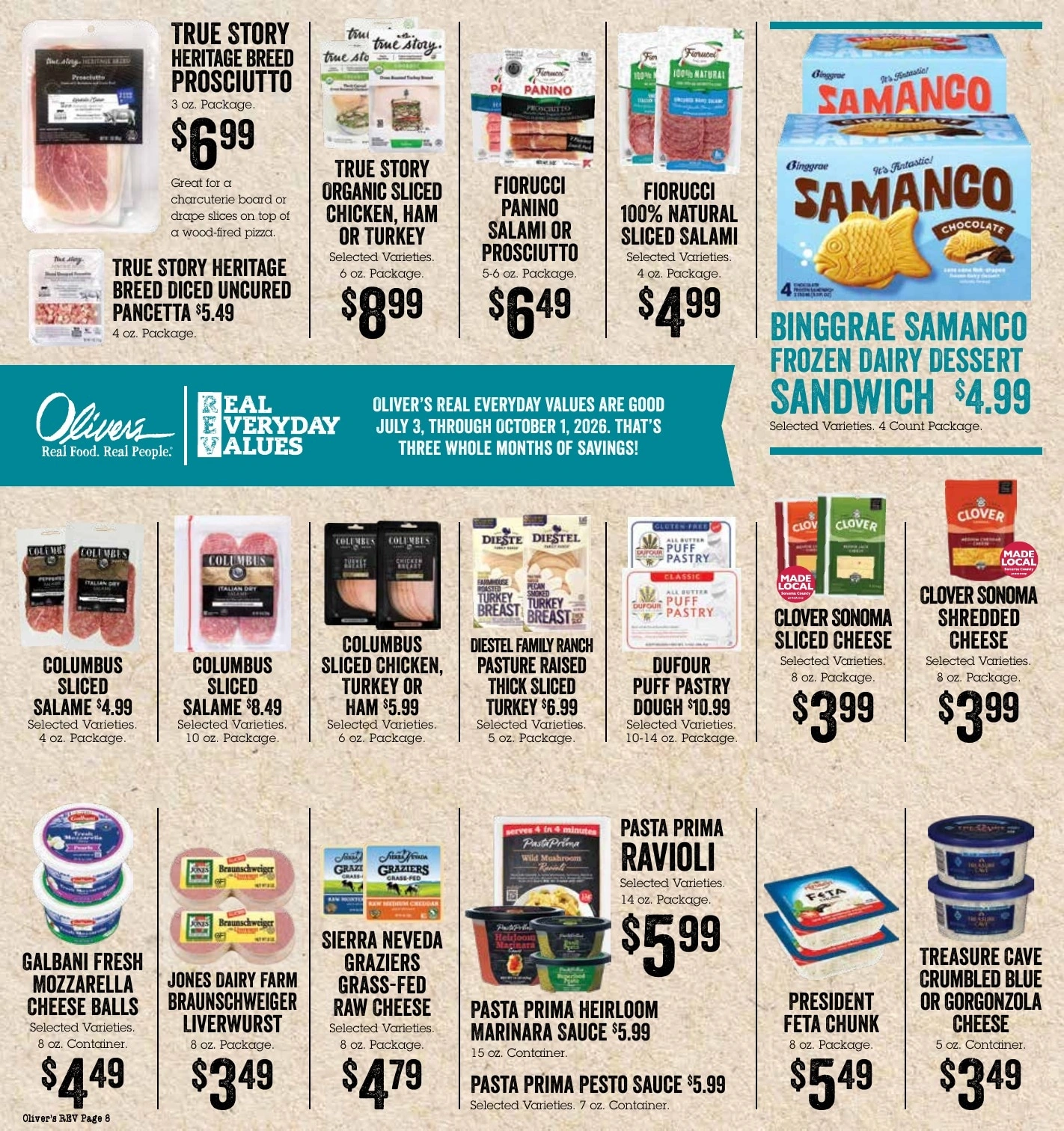 Oliver's Market flyer page 8
