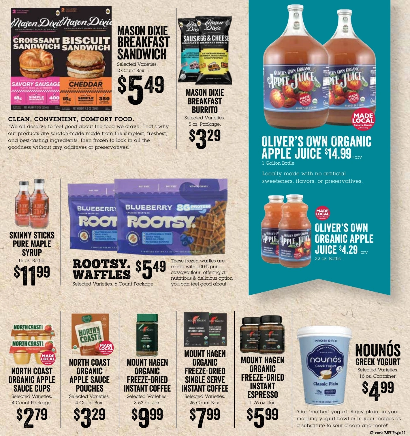 Oliver's Market flyer page 11