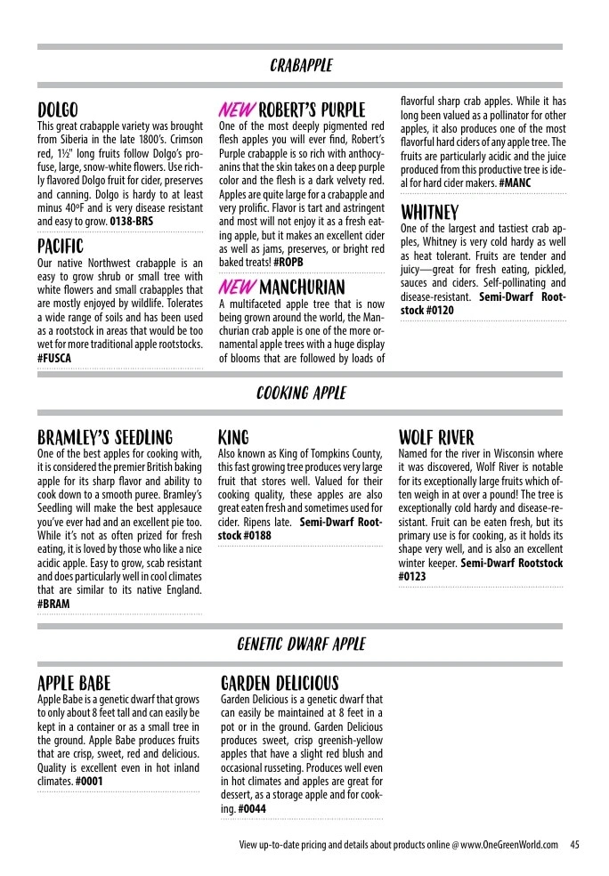 One Green World flyer page 47