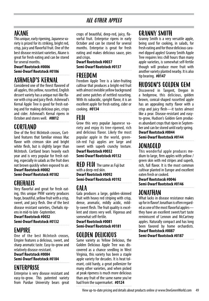 One Green World flyer page 51