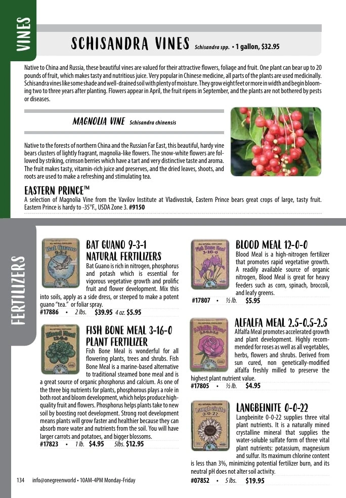 One Green World flyer page 136