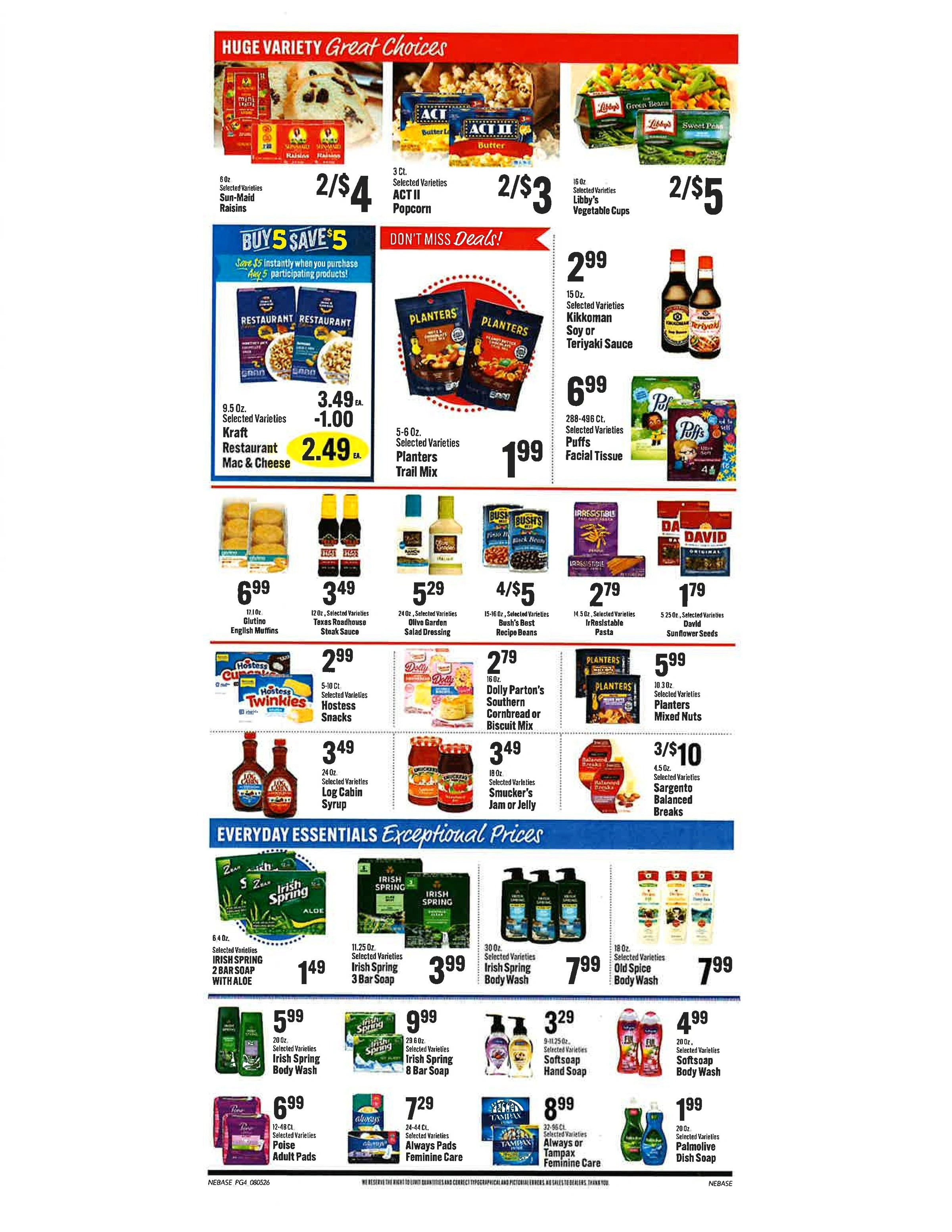 Pac N Save flyer page 4