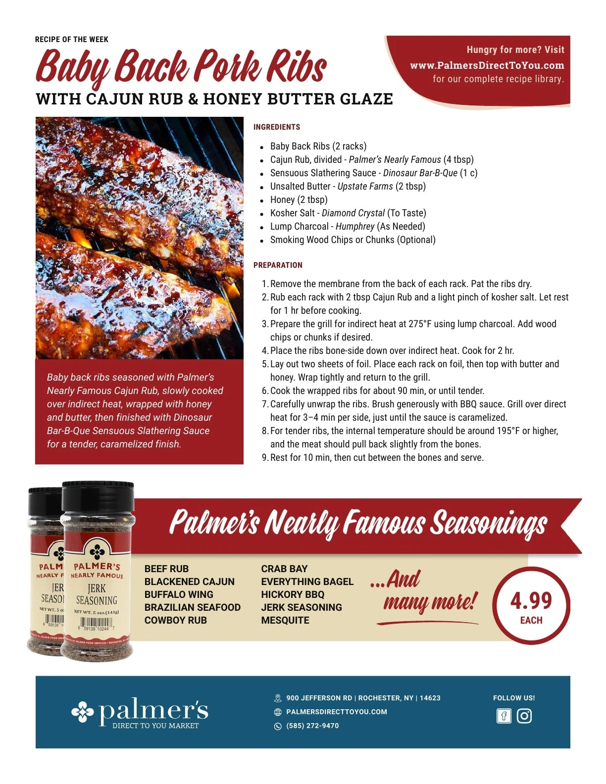 Palmer's Direct To You Market flyer page 2