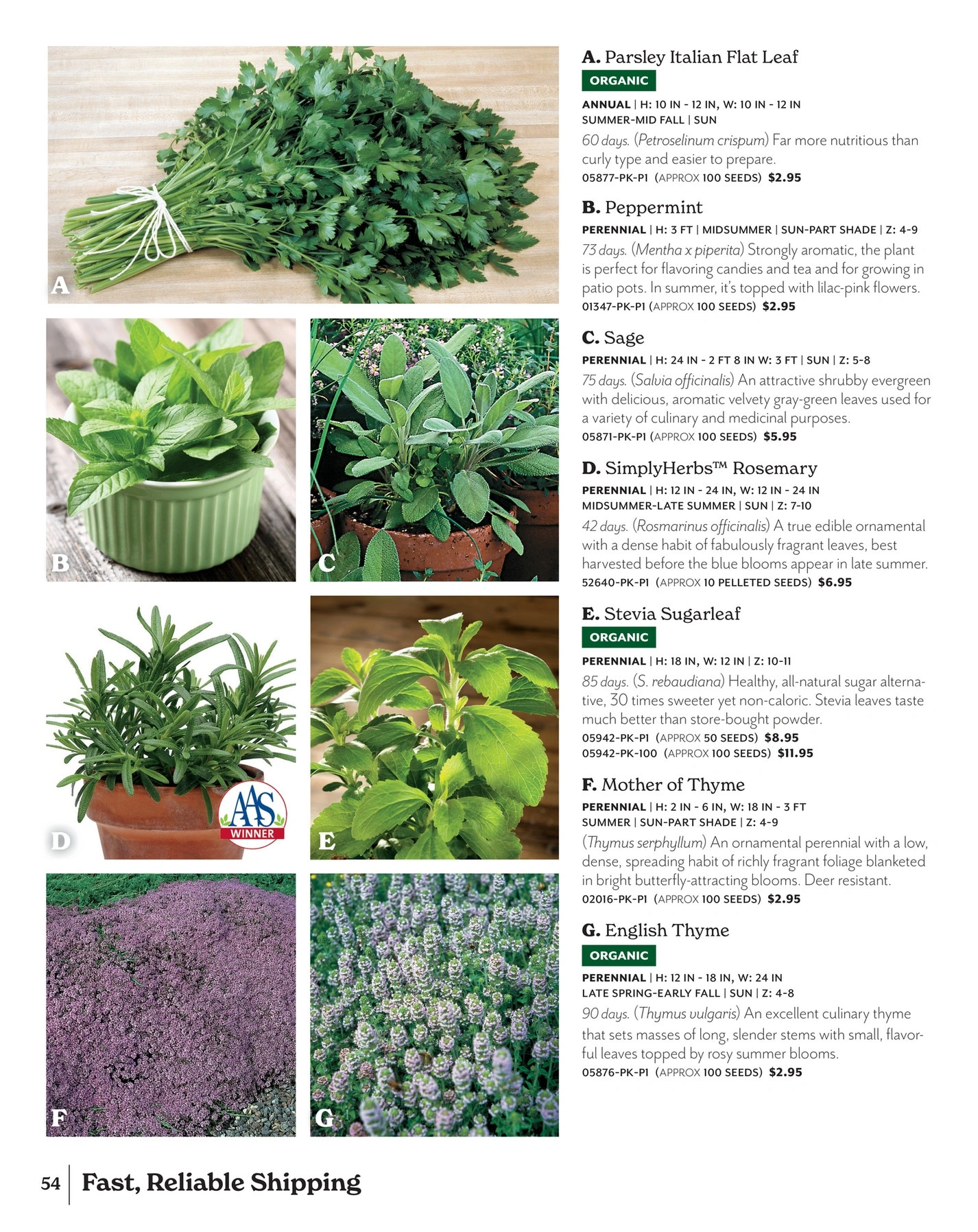 Park Seed flyer page 54
