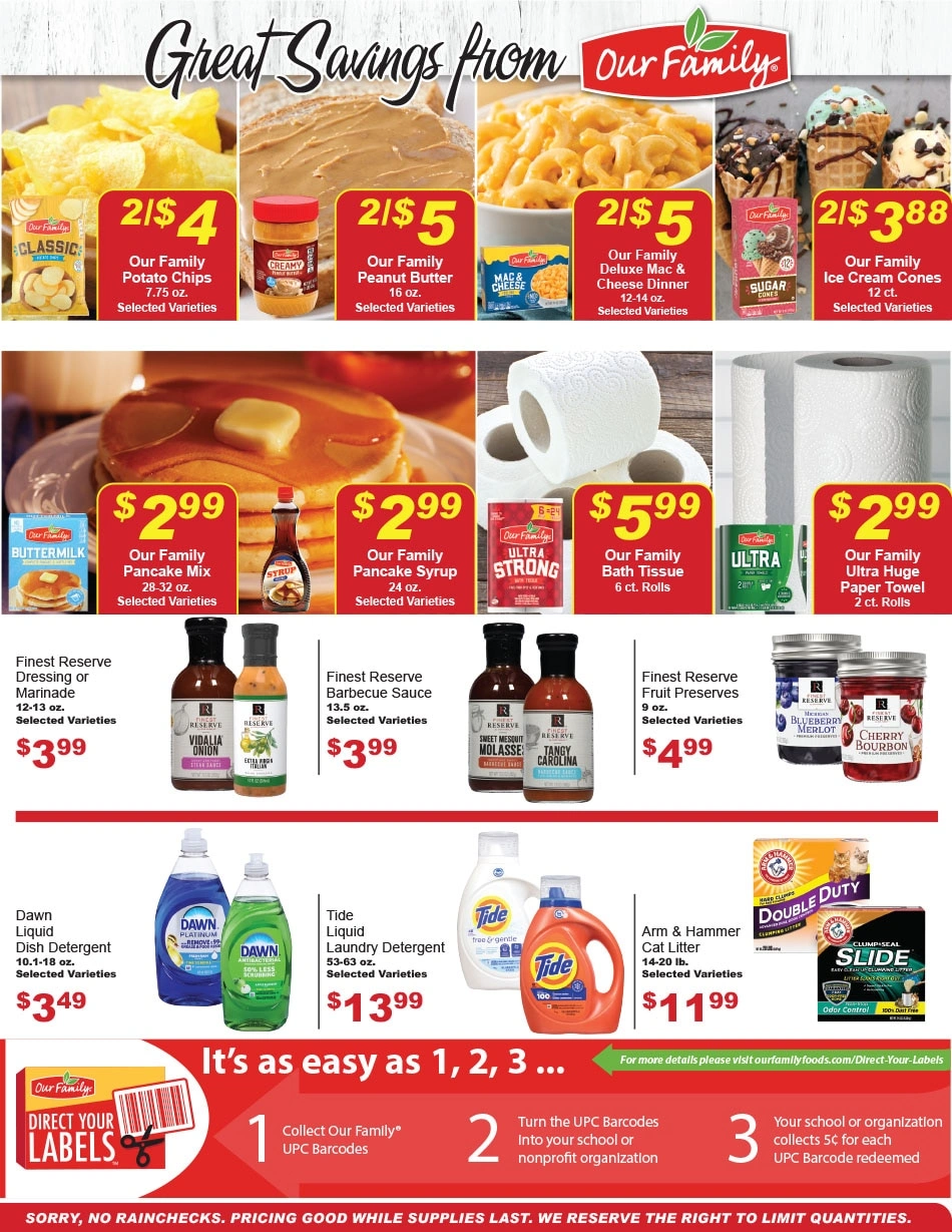 Pat's Foods flyer page 3
