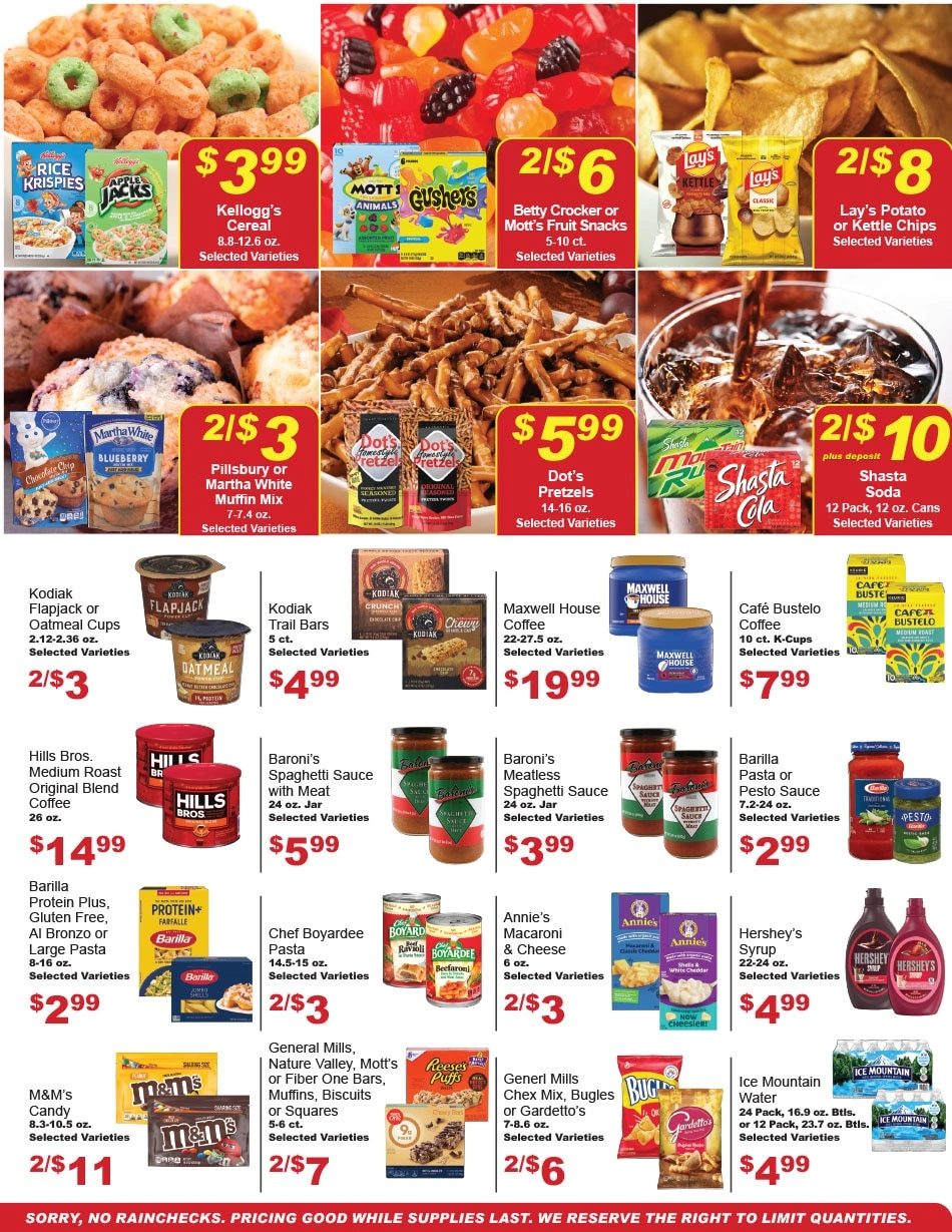 Pat's Foods flyer page 4