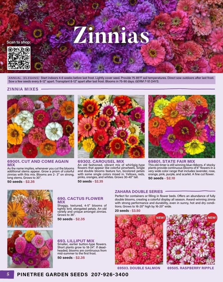 Pinetree Garden Seeds flyer page 6