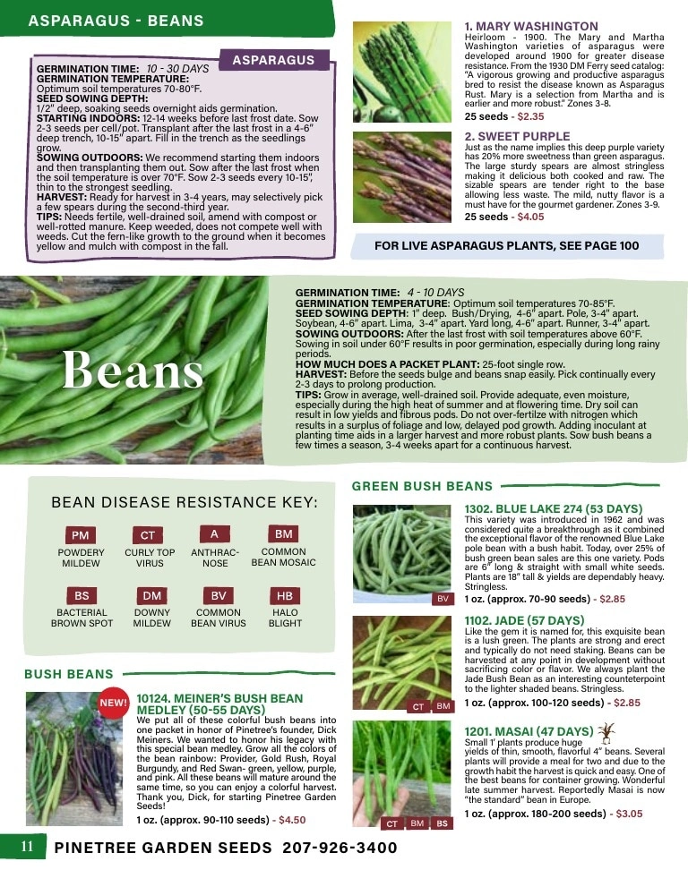 Pinetree Garden Seeds flyer page 12