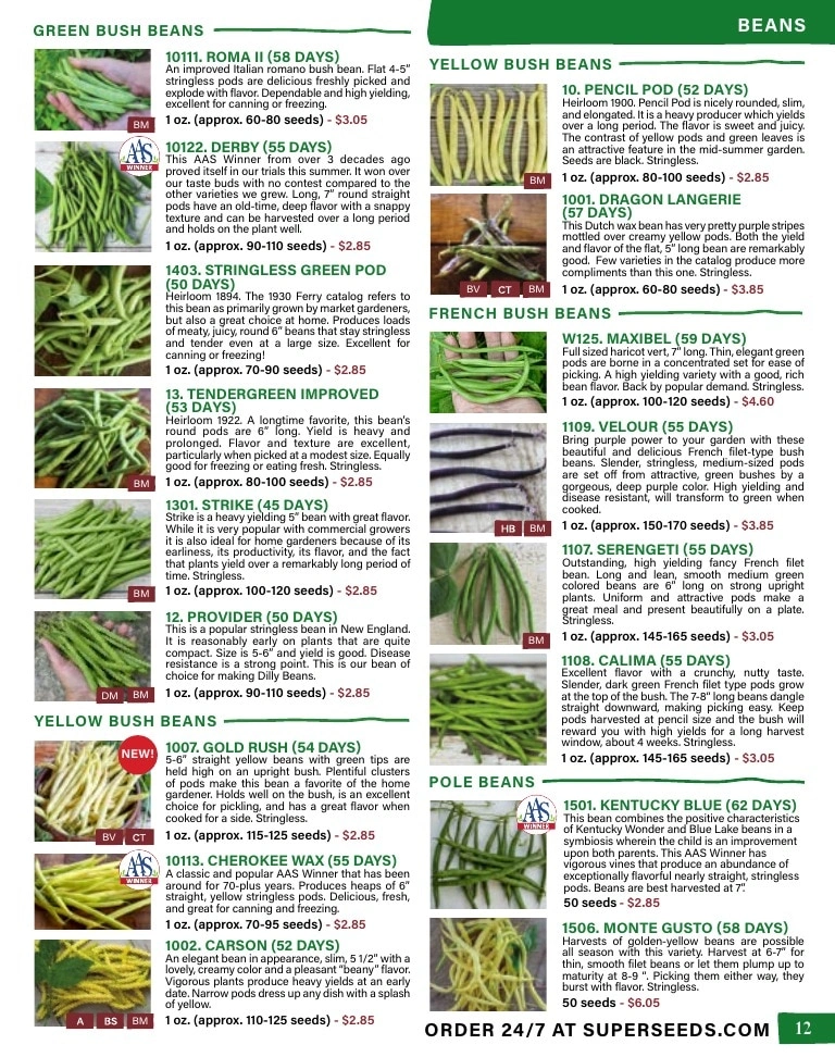 Pinetree Garden Seeds flyer page 13
