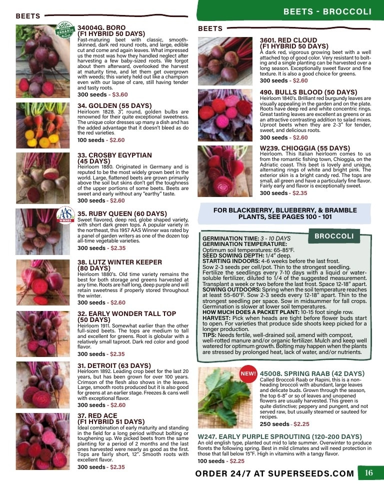 Pinetree Garden Seeds flyer page 17