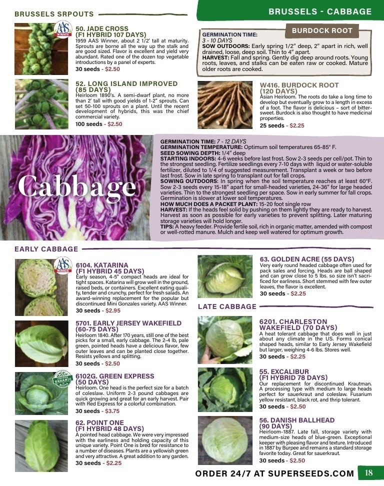 Pinetree Garden Seeds flyer page 19