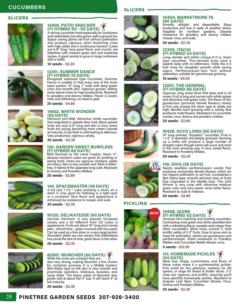 Pinetree Garden Seeds flyer page 26