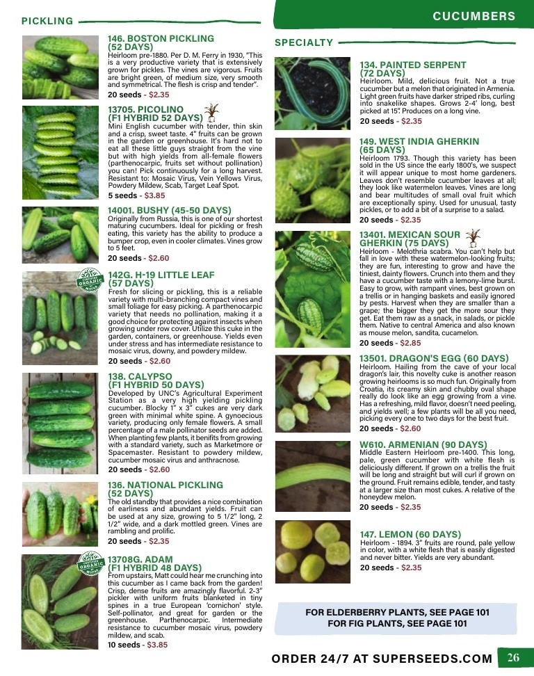 Pinetree Garden Seeds flyer page 27
