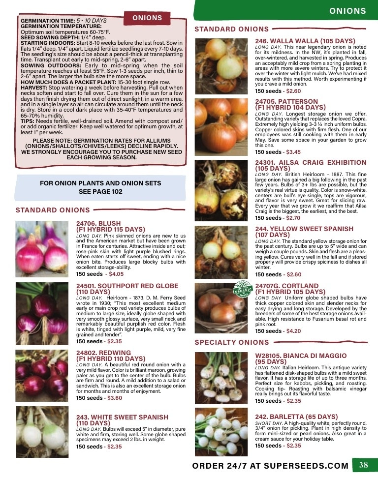 Pinetree Garden Seeds flyer page 39
