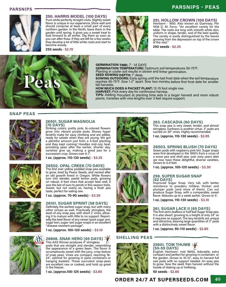 Pinetree Garden Seeds flyer page 41