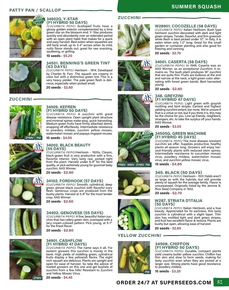 Pinetree Garden Seeds flyer page 53
