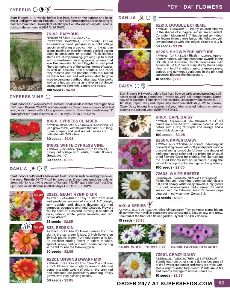 Pinetree Garden Seeds flyer page 81