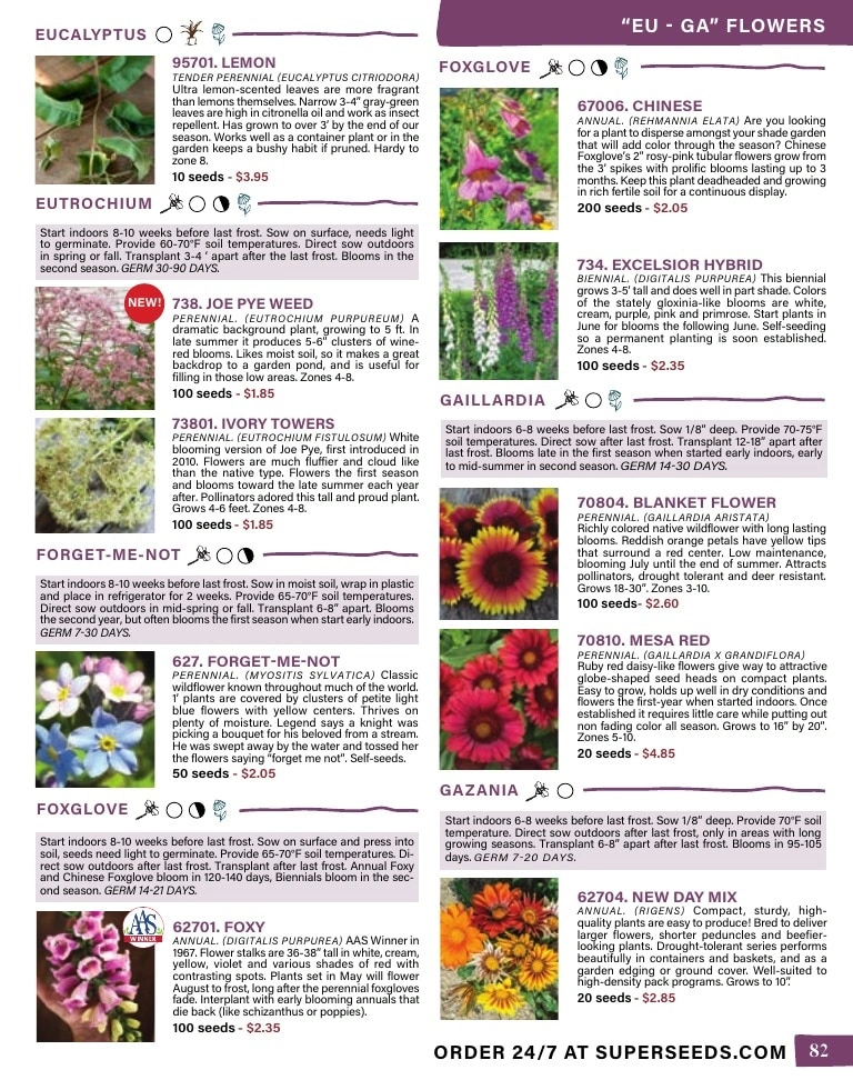 Pinetree Garden Seeds flyer page 83