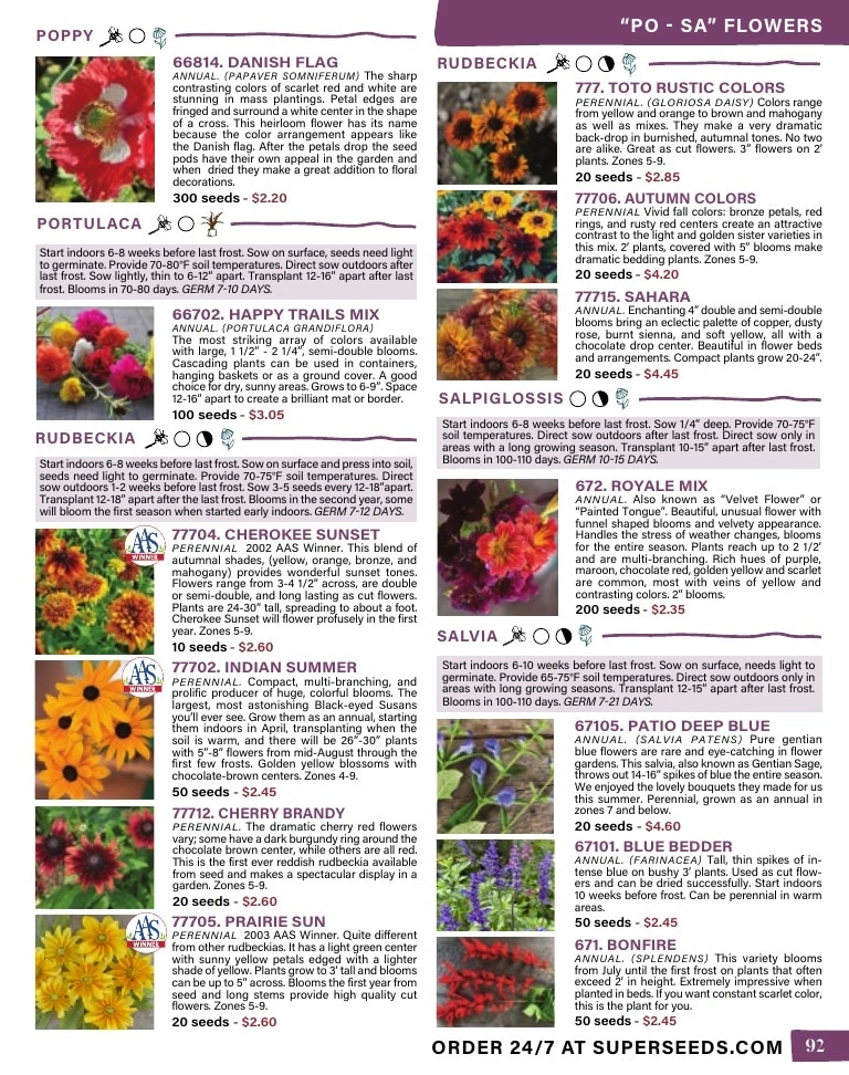 Pinetree Garden Seeds flyer page 93