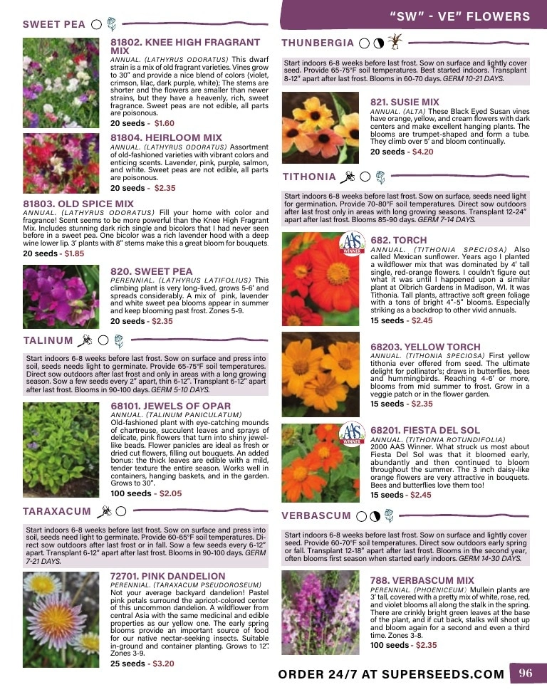 Pinetree Garden Seeds flyer page 97