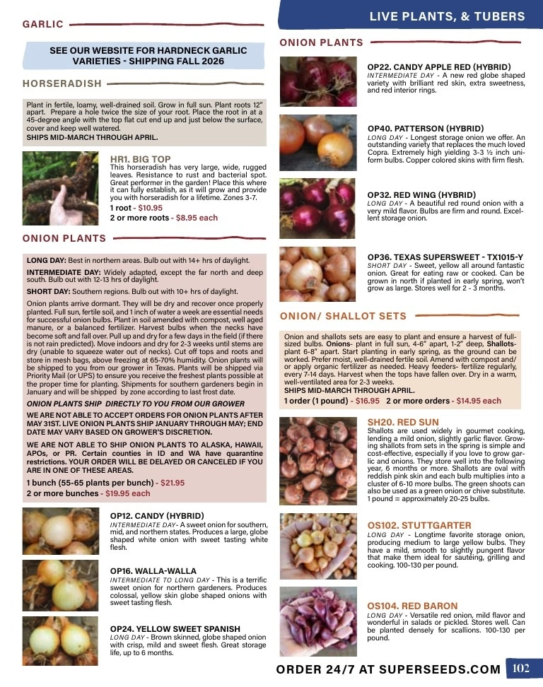 Pinetree Garden Seeds flyer page 103