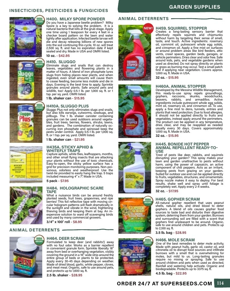 Pinetree Garden Seeds flyer page 115