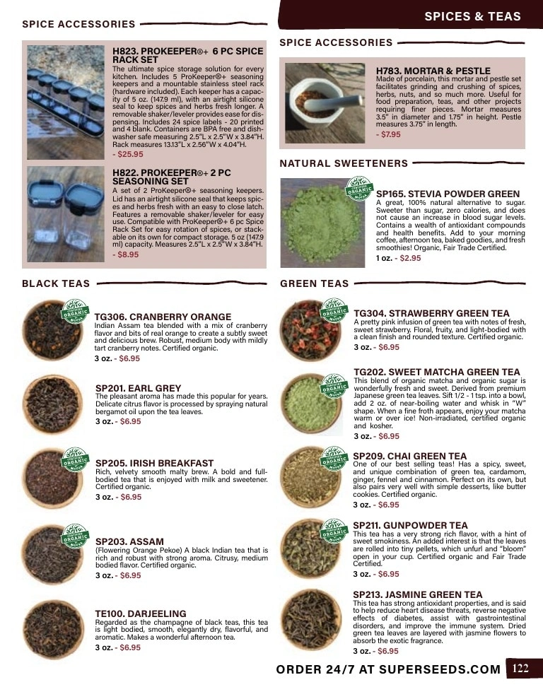 Pinetree Garden Seeds flyer page 123