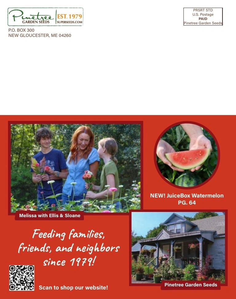 Pinetree Garden Seeds flyer page 132