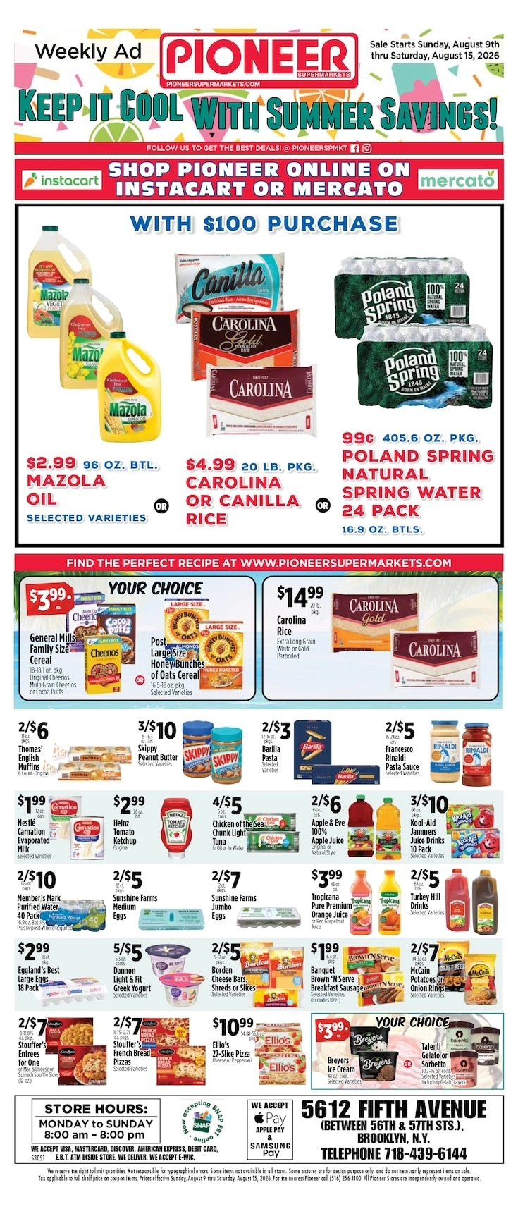 Pioneer on 5th flyer page 1