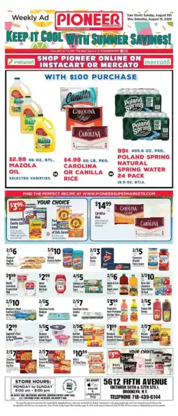 Pioneer on 5th Weekly Ad