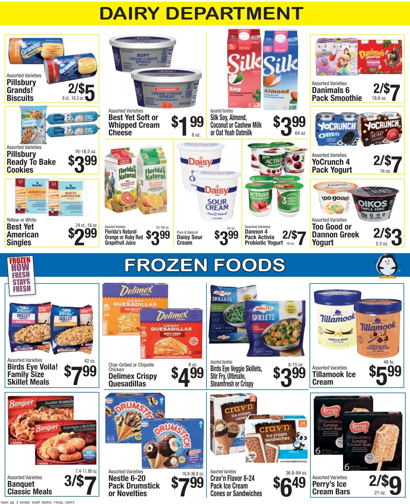 Pixley's Shurfine Food Mart flyer page 2