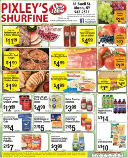 Pixley's Shurfine Food Mart Weekly Ad