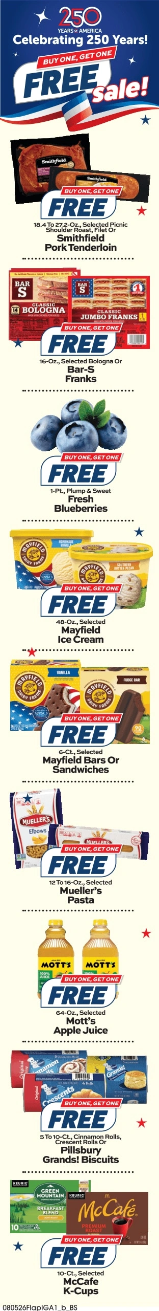 Pocahontas IGA flyer page 1