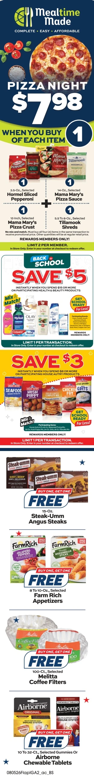 Pocahontas IGA flyer page 2